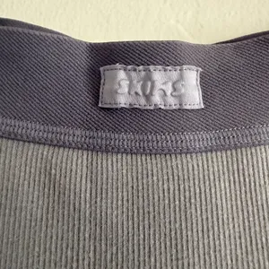 SKIMS Cotton Rib Legging Thermal Pants Dark Gray Medium thumbnail 3