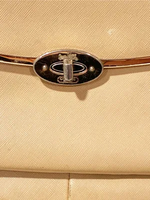 COACH Madison Sadie Flap Satchel Tan Leather Gold Hardware Crossbody thumbnail 2