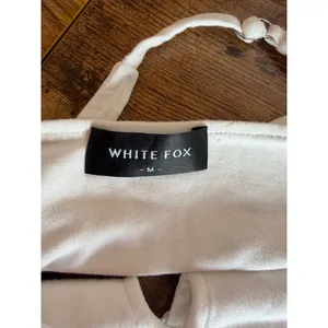 White Fox White Cutout Detail Crop Top thumbnail 5