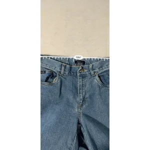 IZOD Womens Straight Leg Jeans Medium Wash Blue Size 2 32 Inseam Stretch Denim thumbnail 5