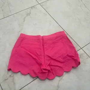 Lilly Pulitzer Pink 5" Buttercup Scallop Hem Shorts Size 0 thumbnail 7