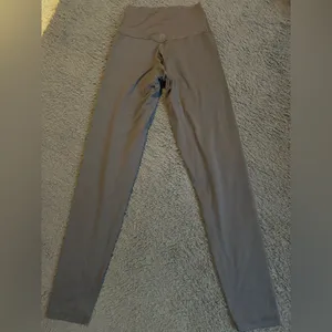 Aerie Offline cross waist dark gray leggings, size small thumbnail 4