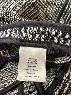 Talbots Tweed Jacket Blazer Gold Clasp Hidden Closure Classic Chic Career‎ SZ 16 thumbnail 4