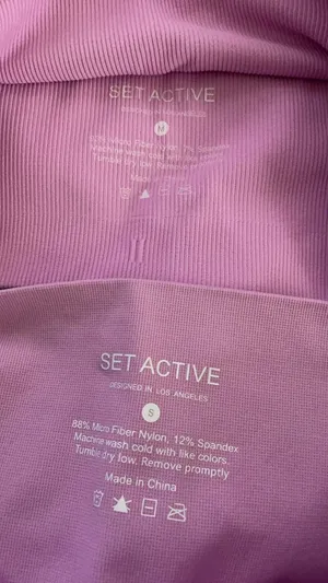 Set Active One-Shoulder bra and leggings thumbnail 5