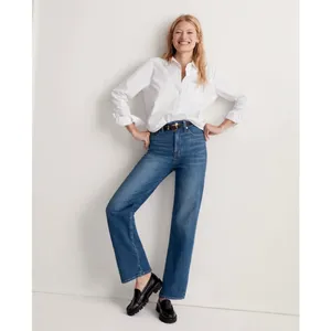 Madewell Leifland Wash The Perfect Vintage Wide-Leg Comfort Stretch Cotton Jeans thumbnail 3