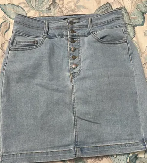 Button Up Demin Skirt thumbnail 3