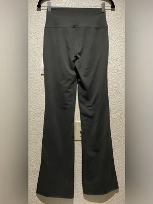 Vuori Halo Slim Flare High-Waist Flare Yoga Pants Leggings Kale green Size S thumbnail 4