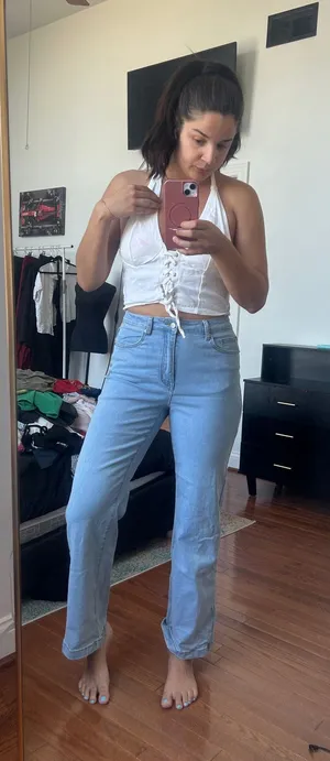 Light denim jeans Blue Size L thumbnail 1