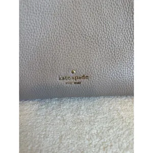 Kate Spade New York Pebbled Leather Snakeskin Trim Tote Purse Shoulder Bag thumbnail 3
