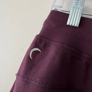 Zyia Active Unwind Joggers Activewear‎ Drawstring Pockets Plum Maroon Stretch thumbnail 4