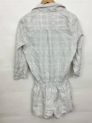 Victoria’s Secret Linen Type Geometric Romper one piece coverup size 6 thumbnail 4