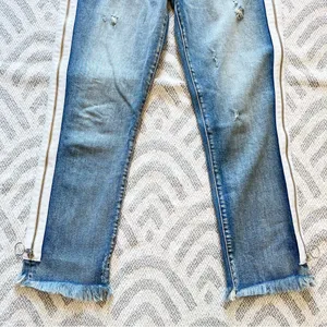PISTOLA Charlie High Rise Straight Leg Button Fly Zipper Blue Denim Jeans 26 thumbnail 5
