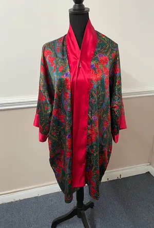 Vintage Victoria’s Secret Rose Robe thumbnail 1