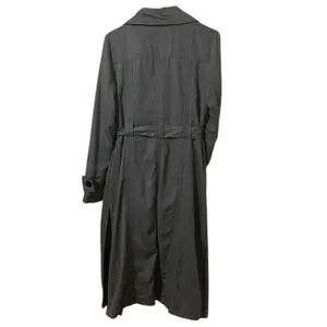 New York & Company Gray Tie Waist Lightweight Trench Coat Jacket(Size Small) thumbnail 4