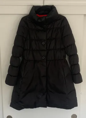 kate spade black down coat ♠️ thumbnail 2