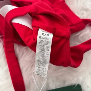 Halara Crisscross Backless Built In Bra Tank Top Red Size XXS thumbnail 7