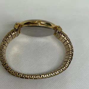 Vintage Unitron women’s watch gold tone quartz analog 40mm mop dial running thumbnail 7