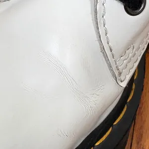 Dr. Martens‎ Jadon Platform Boots Polished Smooth Leather White Women's size 8 thumbnail 14