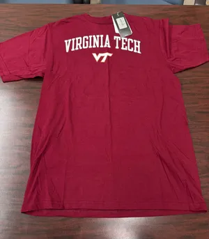 NWT Adidas Virginia Tech Short Sleeve T-Shirt Size Large thumbnail 1