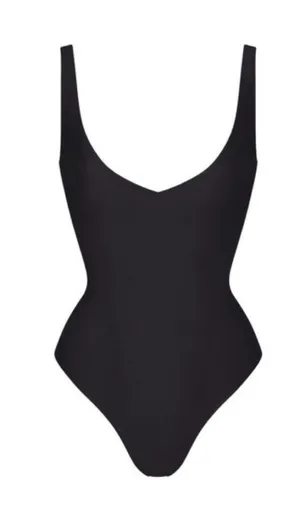 SKIMS Plunge Thong Unlined Bodysuit thumbnail 1