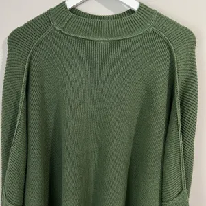 Free People Easy Street Tunic Sweater Size Small Sea Garden Green Oversized Boho thumbnail 6