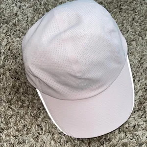 Lululemon Fast and Free Run Hat WovenAir Light Pink Small Medium New thumbnail 2