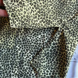 VINTAGE Y2K Leopard Print Silky Blouse Impressions XL thumbnail 7