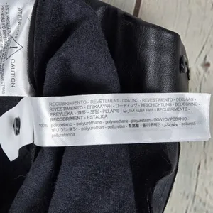 Zara Faux Leather High Rise Trousers Black Size US S thumbnail 7