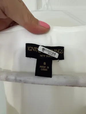 White Formal Dress Size 8 thumbnail 4