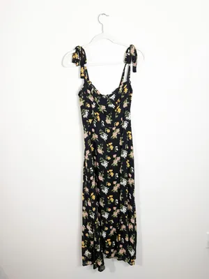 Reformation Nikita Midi Dress Sylvie Floral Size 8 thumbnail 3
