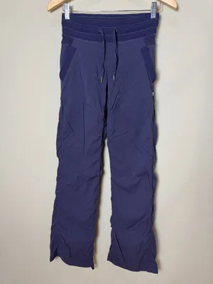 Navy Lululemon Lined Dance Studio Pants Trousers Joggers Size 2 thumbnail 2