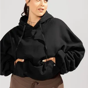 Popflex Active pullover cloud hoodie in black Size undefined thumbnail 1