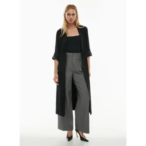 Babaton Aritzia Black Khalo Robe Trench Jacket Overpiece XXS thumbnail 12