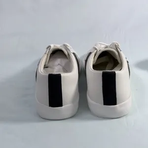 Lauren Ralph Lauren Size-7 Women's Janson Sneakers Leather‎ Snow White thumbnail 4