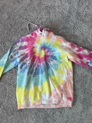 Ivory Ella tie dye hoodie thumbnail 3