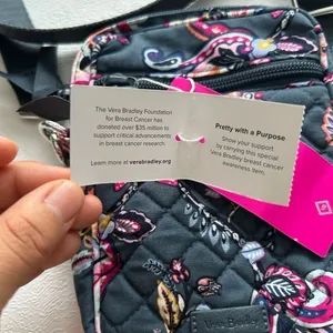 Vera Bradley RFID Small Convertible Crossbody Quilted Floral Bag NWT thumbnail 4