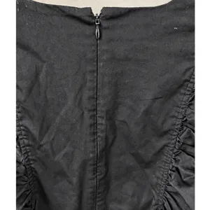 Hunter Bell Women's "Maya" Black Cotton‎ Puff Sleeve Poplin Dress Size S thumbnail 7