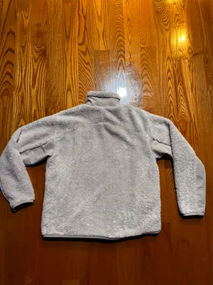 Nike Fleece Sherpa full Zip Jacket Womens Medium White Long Sleeve Dri Fit thumbnail 3