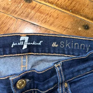 7 for All Mankind normcore ankle skinny size 27 jeans thumbnail 2