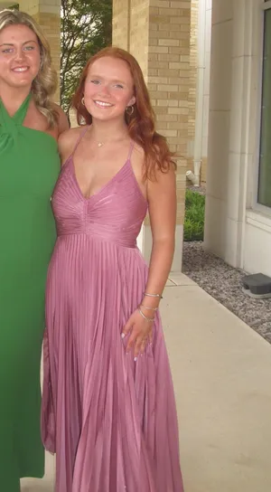 PINK FORMAL DRESS Size 6 thumbnail 1