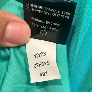 Sam Edelman Turquoise Pleated Long Sleeve Dress Size 4 NEW #779 thumbnail 11