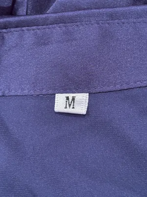 Amazon Navy Satin Button Down thumbnail 3