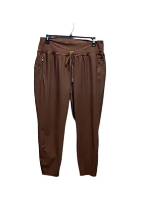 Old Navy Power Soft High Rise Joggers Brown Size XL Workout Athletic Gym Yoga thumbnail 2