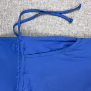Columbia T-Shirt Dress Womens Small Blue Sleeveless Drawstring Pockets Jersey thumbnail 2