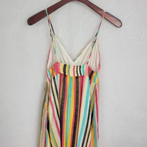 Davi & Dani Womens Dress Size S Multicolor Vertical Striped Spaghetti Strap Maxi thumbnail 2