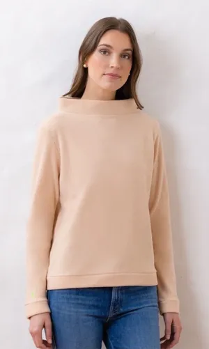 Dudley Stephens Brighton Boatneck Terry Fleece Top Natural Blush Tuckernuck thumbnail 1