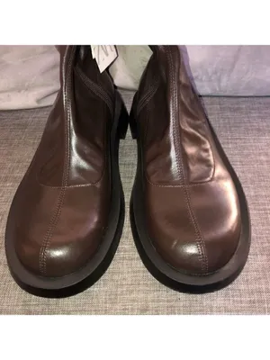 Zara Over The Knee Brown Flat Boots Size 7 5 thumbnail 7