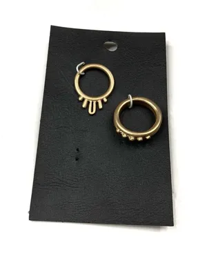 3/$30 Free People | Matte Gold 2-Ring Set thumbnail 1