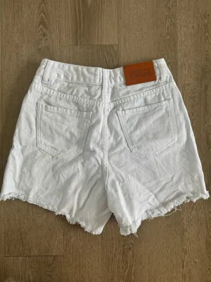 Princess Polly White denim shorts thumbnail 2