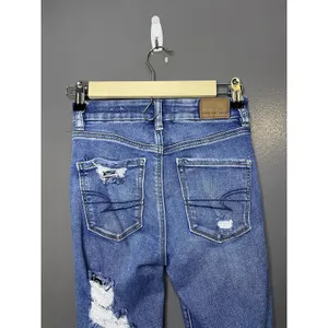 American Eagle Outfitters Curvy High Rise Jegging Jeans Womens 00 Distressed thumbnail 5